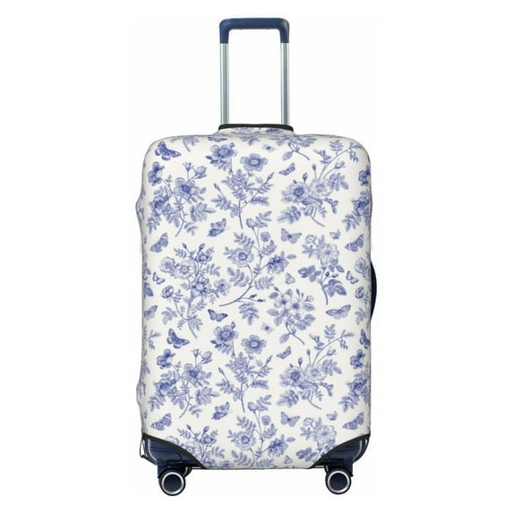 Bingfone Floral Butterfly Luggage Cover Washable Suitcase Cover Protector Anti-scratch Suitcase cover Fits 18-32 Inch Luggage