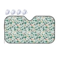thumbnail image 1 of Bingfone Floral In Teal Car Windshield Sunshade,Sun Foldable Sun Shield Sun Visor for Car - Medium, 1 of 8