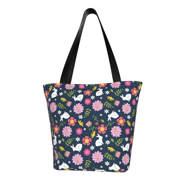 Bingfone Floral Rabbit Women Shoulder Tote Bags Casual Bag Ladies Shopping Handbag