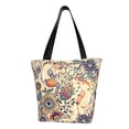 thumbnail image 1 of Bingfone Floral With Birds And Fantasy Flowers Women Shoulder Tote Bags Casual Bag Ladies Shopping Handbag, 1 of 7