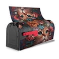 thumbnail image 1 of Bingfone Flower Crown Cat Magnetic Mailbox Cover Standard Size for Garden Yard Outdoor Decorations-25.5x21 in, 1 of 7