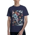 thumbnail image 1 of Bingfone Flowers Ad Butterflies Men'S Loose Fit Short-Sleeve Pocket T-Shirt, 1 of 7