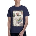 thumbnail image 1 of Bingfone Flying Butterflies-1 Men'S Loose Fit Short-Sleeve Pocket T-Shirt, 1 of 7