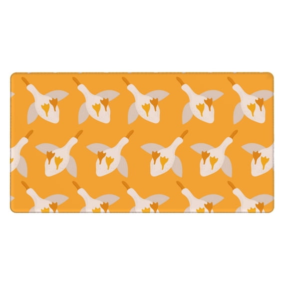 Bingfone Flying Ducks Large Gaming Mouse Pad,Extended Desk Mousepad With Stitched Edges,Non-Slip Base,Water Resist Keyboard Pad For Gamer, Office & Home, 29.5 X 16 In