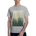 thumbnail image 1 of Bingfone Fog Forest Men'S Loose Fit Short-Sleeve Pocket T-Shirt, 1 of 7