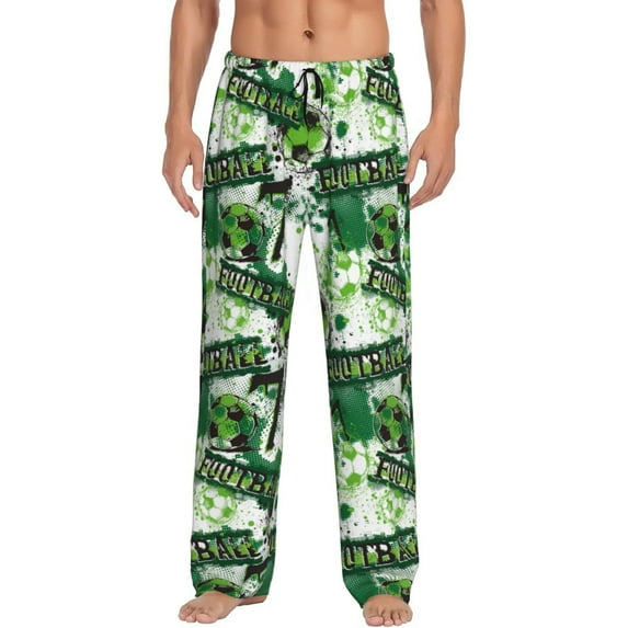 Bingfone Football 7 Mens All Over Print Sleep Pajama Pants-XX-Large