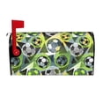 thumbnail image 1 of Bingfone Football Doodle Magnetic Mailbox Cover Standard Size for Garden Yard Outdoor Decorations-21x18 in, 1 of 9