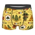 thumbnail image 1 of Bingfone Forest Guard Men'S Underwear - Casual Stretch Boxer Briefs-X-Large, 1 of 9