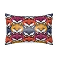 thumbnail image 1 of Bingfone Fox Face Print Satin Pillowcase for Hair - Standard Size with Zipper Silky & Soft Pillow Covers,20x30 inches, 1 of 8