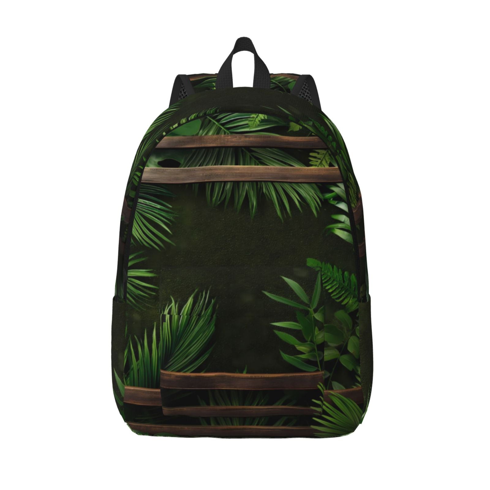 Bingfone Framed Greenery Wall Art Print Canvas College Laptop Backpack