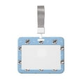 thumbnail image 1 of Bingfone French Bulldog2 Card Badge Holder,for Girls Girly Women 4 x 3 Inch Nurses School Identity Cruise Travel Name Tags Cover Protector Case, 1 of 7