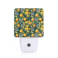 thumbnail image 1 of Bingfone Fresh Orange Print Night Lights Plug into Wall,Dusk to Dawn,Bright Nightlight Auto-On/Off, for Adults Kids Room Bedroom Bathroom Hallway Kitchen, 1 of 7