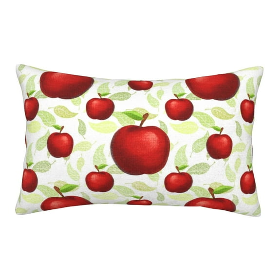 Bingfone Fruit Apples Standard Size Pillowcase, Long Staple Pure Cotton Envelope Closure Pillow Cover,20"X30"