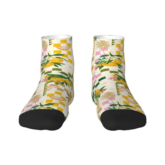 Bingfone Fruit Design Patterned Men'S Women'S Casual Cotton Socks