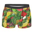 thumbnail image 1 of Bingfone Fruits Vegetables And Berries Men's Underwear - Casual Stretch Boxer Briefs-X-Large, 1 of 7