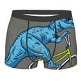 thumbnail image 1 of Bingfone Fun Riding Dinosaur Men'S Underwear - Casual Stretch Boxer Briefs-Small, 1 of 9