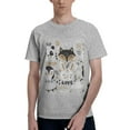 thumbnail image 1 of Bingfone Funny Animals Series Men'S Loose Fit Short-Sleeve Pocket T-Shirt, 1 of 7
