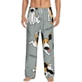thumbnail image 1 of Bingfone Funny Beagle Active Dog Mens All Over Print Sleep Pajama Pants-Small, 1 of 9