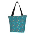 thumbnail image 1 of Bingfone Funny Cat Blue Women Shoulder Tote Bags Casual Bag Ladies Shopping Handbag, 1 of 6