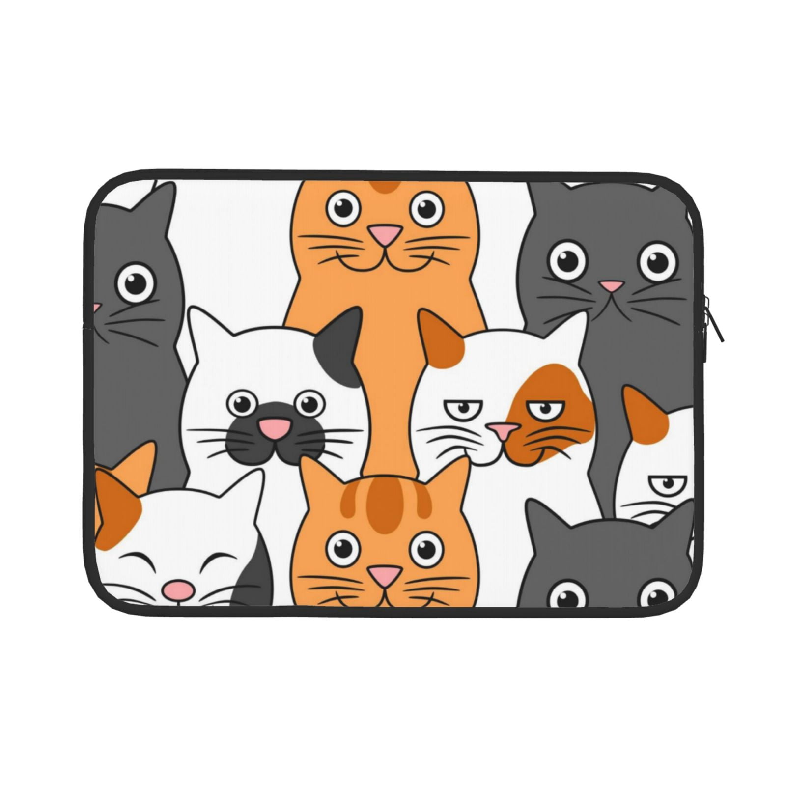 Bingfone Funny Cats Laptop Sleeve Case 13 Inch, 360° Protective ...