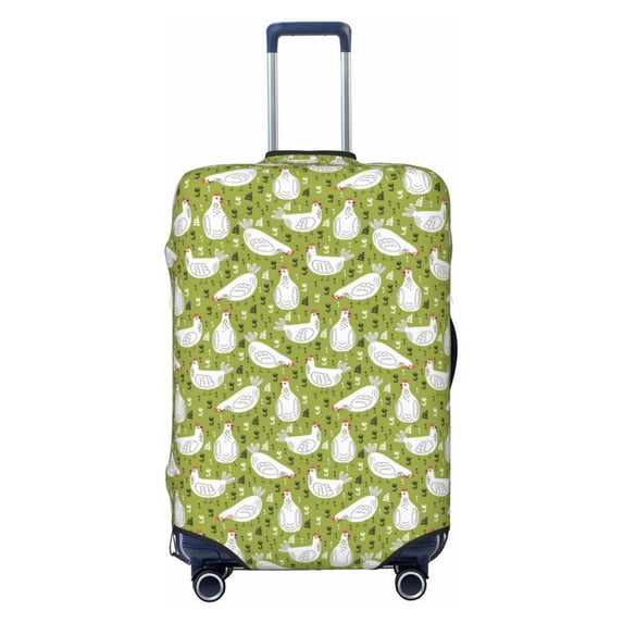 Bingfone Funny Chicken Luggage Cover Washable Suitcase Cover Protector Anti-scratch Suitcase cover Fits 18-32 Inch Luggage