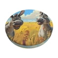 thumbnail image 1 of Bingfone Funny Countryside Donkey Padded Round Bar Stool Cover Cushion with Elastic Fabric Round Chair Seat - Funny Countryside Donkey, 1 of 7