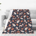 thumbnail image 1 of Bingfone Funny Dogs Print Flannel Fleece Blanket Throw Blanket for Bed,Sofa,Couch,Travel,Camping(40"x30" ), 1 of 8