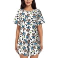 thumbnail image 1 of Bingfone Funny Excavator Print Pajamas Sets for Women Soft Short-Sleeved Pjs with Lounge Shorts Two Piece Sleepwear, 1 of 8