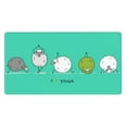 thumbnail image 1 of Bingfone Funny Sheep Doing Yoga Large Gaming Mouse Pad,Extended Desk Mousepad With Stitched Edges,Non-Slip Base,Water Resist Keyboard Pad For Gamer, Office & Home, 29.5 X 16 In, 1 of 9