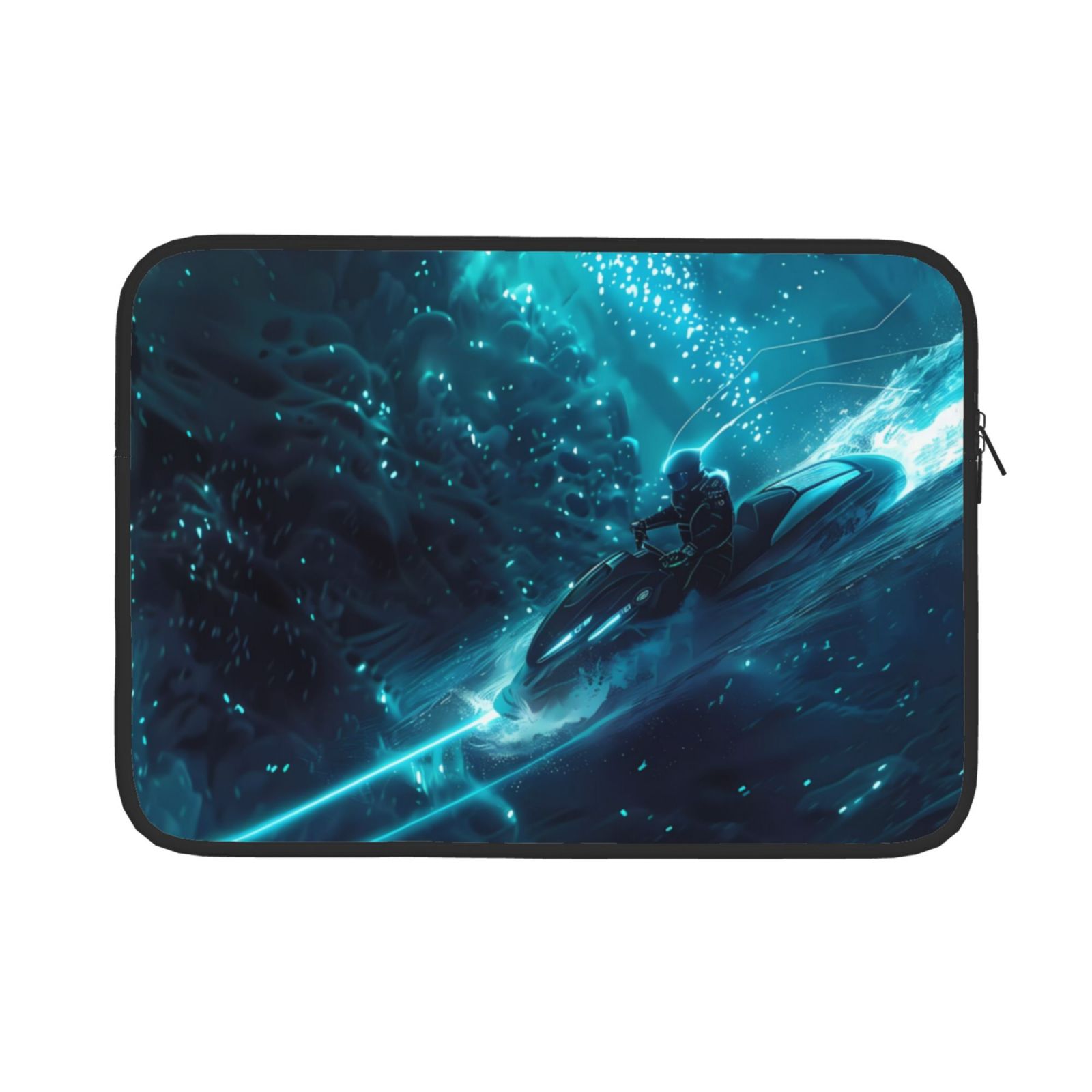 Jet Desktop Computer Case Bingfone Futuristic Jet Ski Adventure Laptop Sleeve Case 15 inch , 360 ...