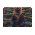 thumbnail image 1 of Bingfone Garden Meditating Weasel Door Mat 16"x24" Front Entrance Non-Slip Low Profile Washable for Entryway, 1 of 7