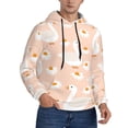 thumbnail image 1 of Bingfone Geese And Flower Men'S Drawstring Hoodie Long Sleeve Pocket Sweatshirts-3x-Large, 1 of 9