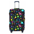 thumbnail image 1 of Bingfone Geometric 1980s Styled Luggage Cover Washable Suitcase Cover Protector Anti-scratch Suitcase cover Fits 18-32 Inch Luggage (No luggage included), 1 of 8