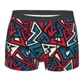 thumbnail image 1 of Bingfone Geometric Elements Men's Underwear - Casual Stretch Boxer Briefs-XX-Large, 1 of 7