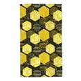 thumbnail image 1 of Bingfone Geometric Pattern With Bee Ultra Absorbent & Soft Hand Towels For Bath, Hand, Face, Gym And Spa-27.5x16in, 1 of 9