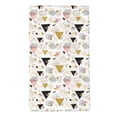 thumbnail image 1 of Bingfone Geometric Triangle Ultra Absorbent & Soft Hand Towels for Bath, Hand, Face, Gym and Spa-27.5x16in, 1 of 8
