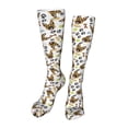 thumbnail image 1 of Bingfone German Shepherd Dog Print Compression Socks for Women and Men Long Socks for Running Athletic Cycling Nurse, 1 of 8