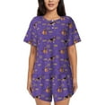 thumbnail image 1 of Bingfone German Shepherd Dog Print Pajamas Sets for Women Soft Short-Sleeved Pjs with Lounge Shorts Two Piece Sleepwear, 1 of 8