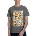 thumbnail image 1 of Bingfone Giraffes Head Men'S Loose Fit Short-Sleeve Pocket T-Shirt, 1 of 7