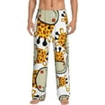thumbnail image 1 of Bingfone Giraffes Head Mens All Over Print Sleep Pajama Pants-Small, 1 of 9