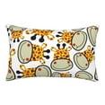 thumbnail image 1 of Bingfone Giraffes Head Standard Size Pillowcase, Long Staple Pure Cotton Envelope Closure Pillow Cover,20"X30", 1 of 9