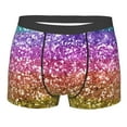 thumbnail image 1 of Bingfone Glitter Rainbow Men'S Underwear - Casual Stretch Boxer Briefs-Large, 1 of 9