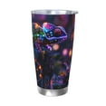 thumbnail image 1 of Bingfone Glowing Chameleon Fantasy Art for 20 Oz Stainless Steel Travel Mug Double Wall Water Coffee Cup for Home,Office, Outdoor Works Great for Ice Drinks and Hot Beverage-Without Straw, 1 of 8