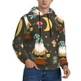 thumbnail image 1 of Bingfone Gnome Insect Frog Men'S Drawstring Hoodie Long Sleeve Pocket Sweatshirts-3x-Large, 1 of 9