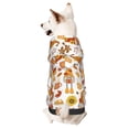 thumbnail image 1 of Bingfone Gnomes Autumn Harvest Dog Clothes Hoodie, Pet Winter Coat,Puppy Sweatshirts for Small Dogs Boy Girl,Suitable for All Breeds-Small, 1 of 6