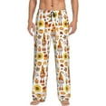 thumbnail image 1 of Bingfone Gnomes Autumn Harvest Mens All Over Print Sleep Pajama Pants-X-Large, 1 of 6