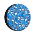 thumbnail image 1 of Bingfone Gnomes In Usa Spare Tire Cover Weatherproof Universal Wheel Protectors For Rv Camper Travel Trailer Suv Truck-17 Inch, 1 of 9