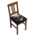thumbnail image 1 of Bingfone Gold Pattern Skull Restaurant Chair Seat Covers,Removable Washable Chair Covers Protects, 1 of 8