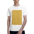 thumbnail image 1 of Bingfone Gold Shiny Men'S Loose Fit Short-Sleeve Pocket T-Shirt, 1 of 7