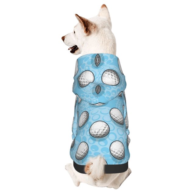 Bingfone Golf Balls 1 Dog Clothes Hoodie, Pet Winter Coat,Puppy